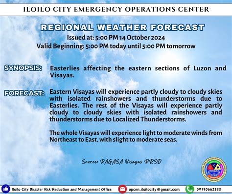pagasa weather update iloilo|Extended Weather Outlook for Selected Cities .